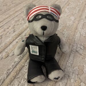 Vintage USPS Motorcycle Stamp Biker Bear 2002 Timeless Toys Plush